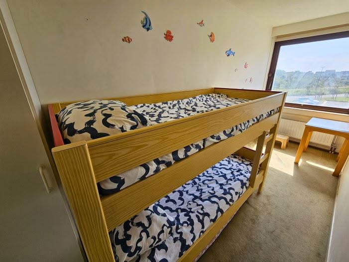 Slaapkamer met stapelbed